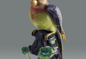 廣場(chǎng)鸚鵡銅雕廠家 青銅動(dòng)物銅雕