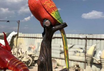 鸚鵡銅雕廠家 抽象動(dòng)物銅雕