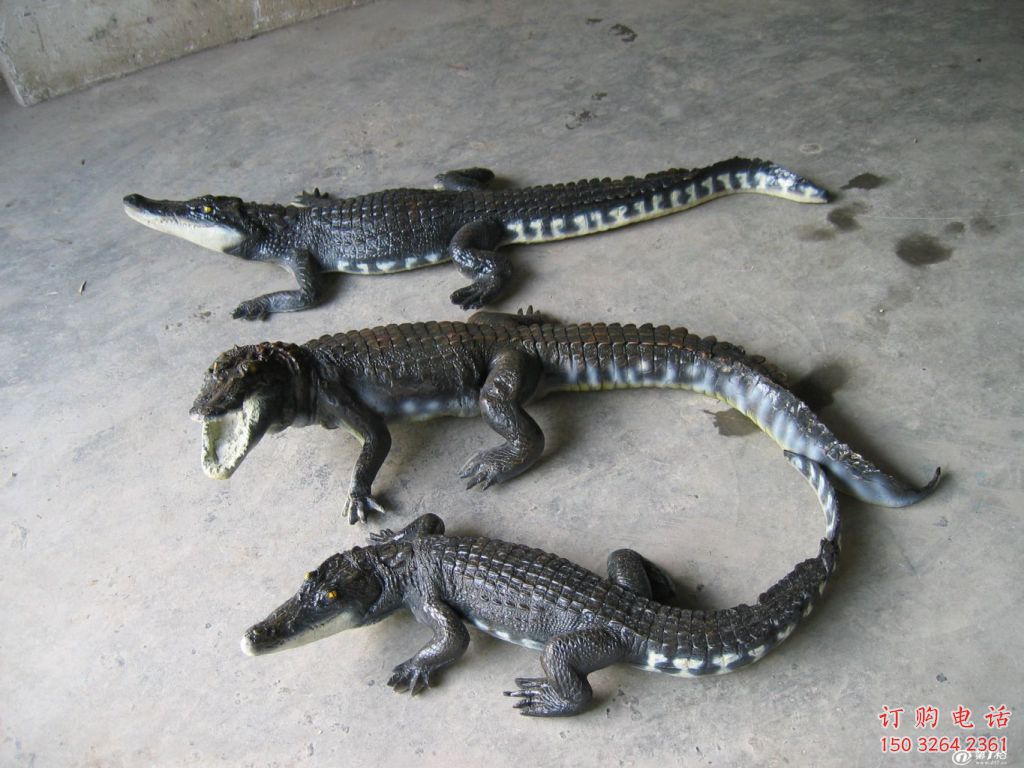 彩繪鱷魚(yú)銅雕廠家 仿古動(dòng)物銅雕