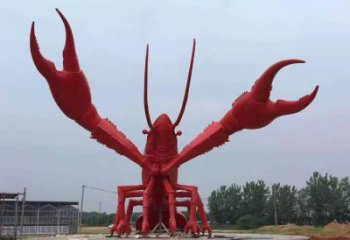 公園龍蝦銅雕廠家 街頭動物銅雕