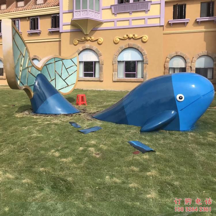 鯊魚銅雕廠家 抽象動物銅雕