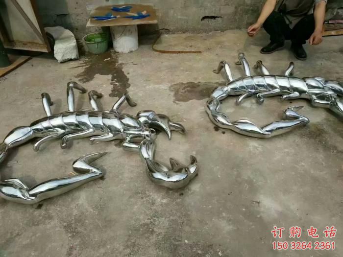 辦公室蝎子銅雕廠家 黃銅動物銅雕