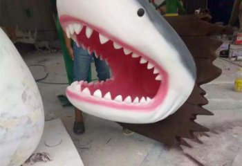 廣場鯊魚銅雕廠家 青銅動物銅雕