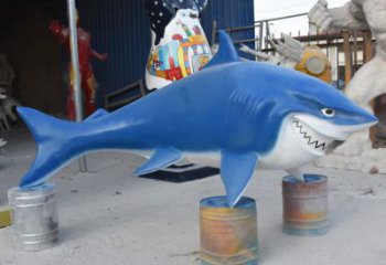 城市鯊魚銅雕廠家 黃銅動物銅雕