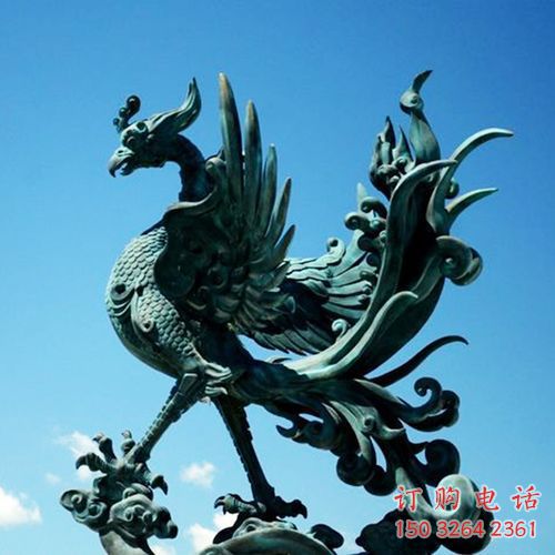 廣場龍雀銅雕廠家 青銅動(dòng)物銅雕