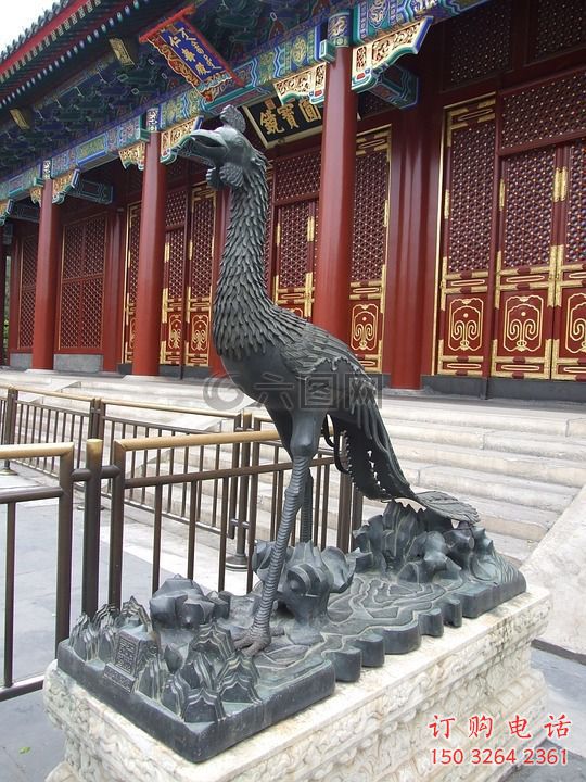 園林龍雀銅雕廠家 青銅動物銅雕