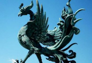 廣場龍雀銅雕廠家 青銅動(dòng)物銅雕