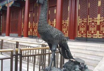 園林龍雀銅雕廠家 青銅動物銅雕