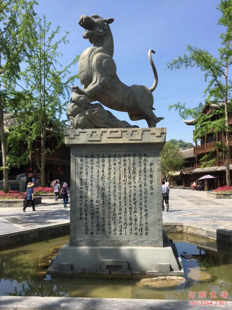 別墅白虎銅雕廠家 公園動(dòng)物銅雕