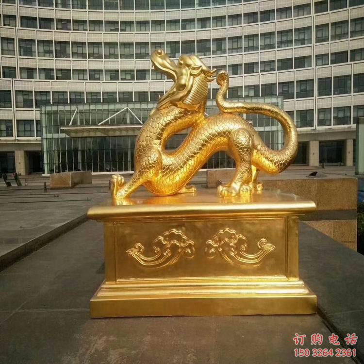 街頭白虎銅雕廠家 城市動(dòng)物銅雕