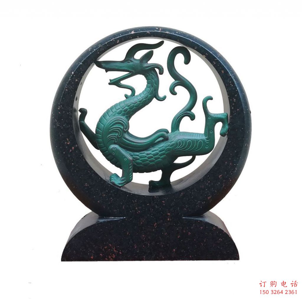 城市青龍銅雕廠家 黃銅動(dòng)物銅雕