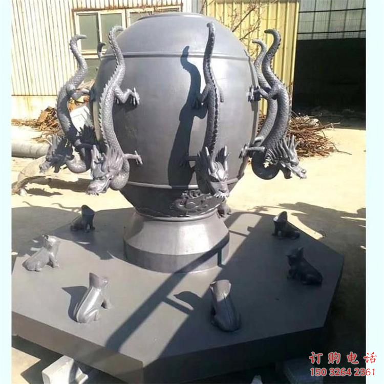 青銅渾天儀銅雕廠家 公園工藝品銅雕