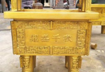 黃銅香爐銅雕廠家 仿古工藝品銅雕
