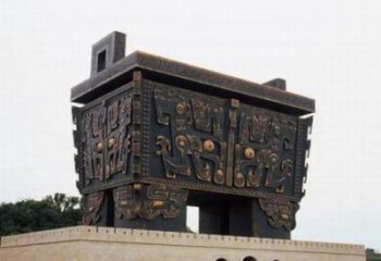 青銅銅鼎銅雕廠家 公園工藝品銅雕