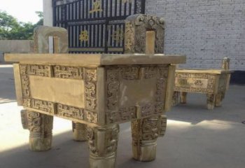 銅鼎銅雕廠家 抽象工藝品銅雕