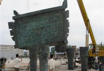 廣場銅鼎銅雕廠家 青銅工藝品銅雕