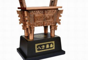 廣場方鼎銅雕廠家 青銅工藝品銅雕