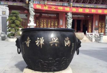 青銅缸銅雕廠家 公園工藝品銅雕