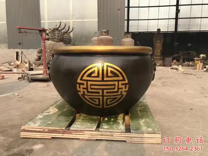 廣場水缸銅雕廠家 青銅工藝品銅雕