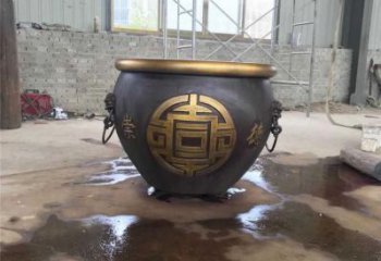 城市水缸銅雕廠家 黃銅工藝品銅雕