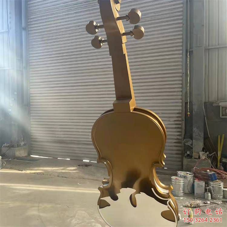 城市小提琴銅雕廠家 黃銅工藝品銅雕