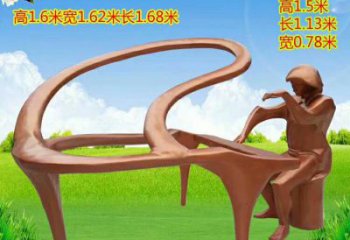 園林鋼琴銅雕廠家 青銅工藝品銅雕