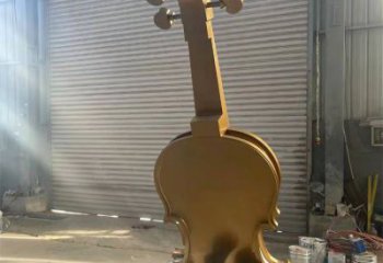 城市小提琴銅雕廠家 黃銅工藝品銅雕