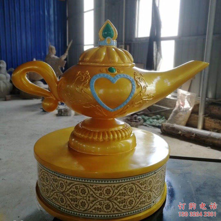 公園茶壺銅雕廠家 街頭工藝品銅雕