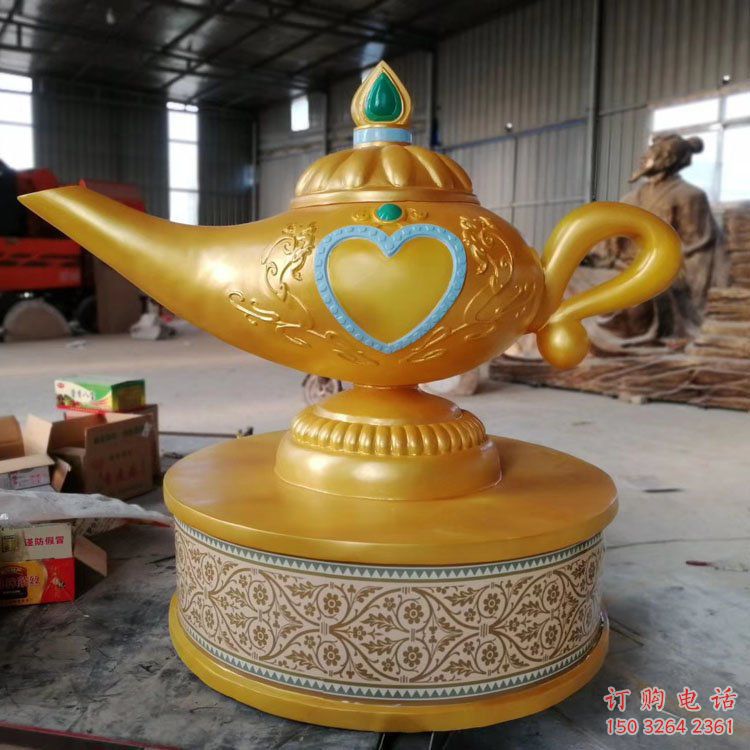 水壺銅雕廠家 抽象工藝品銅雕