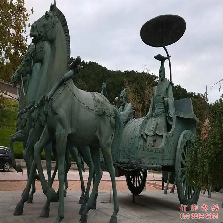 街頭戰(zhàn)車銅雕廠家 城市工藝品銅雕