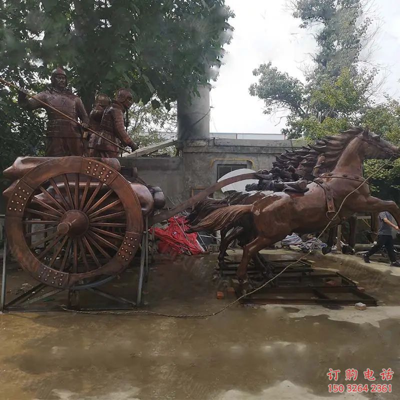 公園戰(zhàn)車銅雕廠家 街頭工藝品銅雕