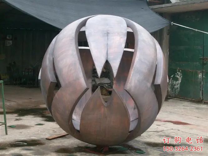 廣場(chǎng)圓球銅雕廠家 青銅工藝品銅雕
