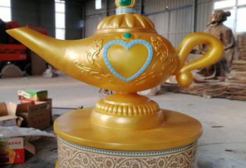 水壺銅雕廠家 抽象工藝品銅雕