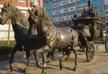 園林戰(zhàn)車銅雕廠家 青銅工藝品銅雕