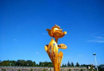 青銅月季花銅雕廠家 公園工藝品銅雕