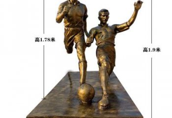 黃銅足球銅雕廠家 仿古工藝品銅雕