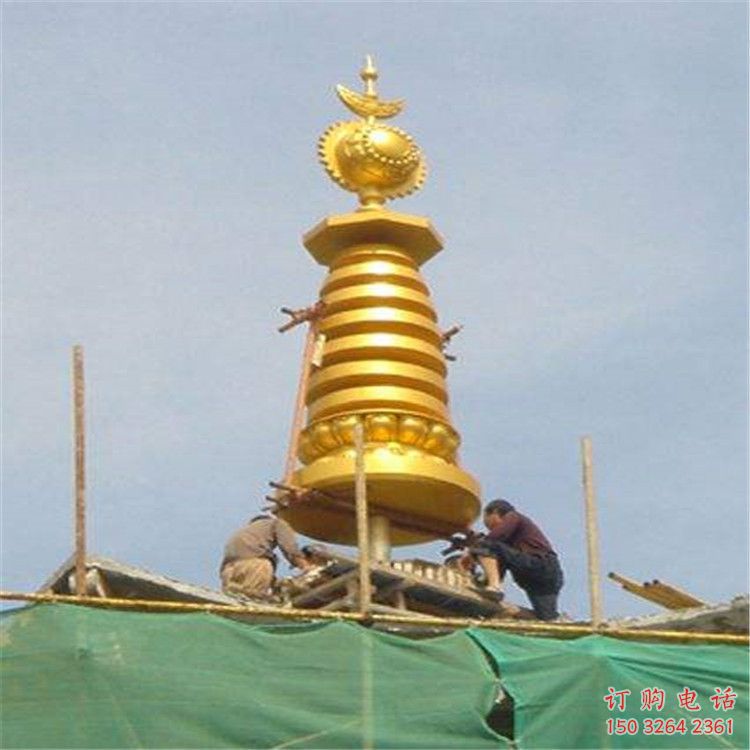 別墅塔銅雕廠家 公園工藝品銅雕