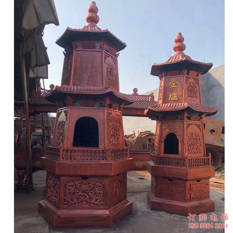 黃銅佛塔銅雕廠家 仿古工藝品銅雕