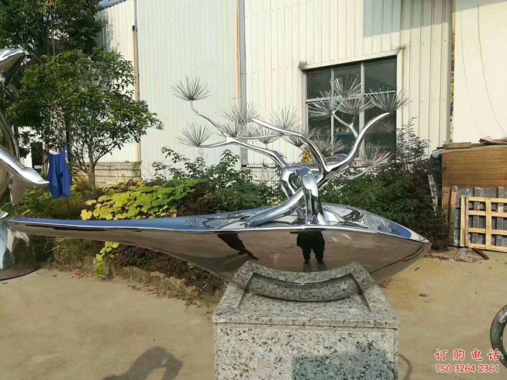 仿古迎客松銅雕廠家 彩繪工藝品銅雕