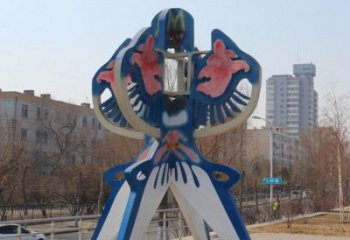 青銅風(fēng)箏銅雕廠家 公園工藝品銅雕