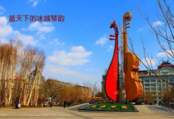 公園吉他銅雕廠家 街頭工藝品銅雕