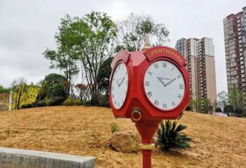 青銅時鐘銅雕廠家 公園工藝品銅雕