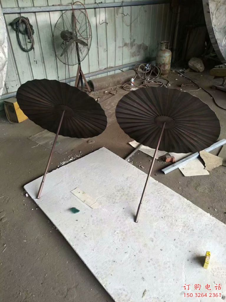 雨傘銅雕廠家 抽象工藝品銅雕