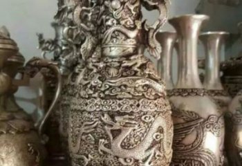 別墅瓶子銅雕廠家 公園工藝品銅雕