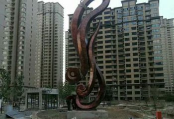 公園楓葉銅雕廠家 街頭工藝品銅雕
