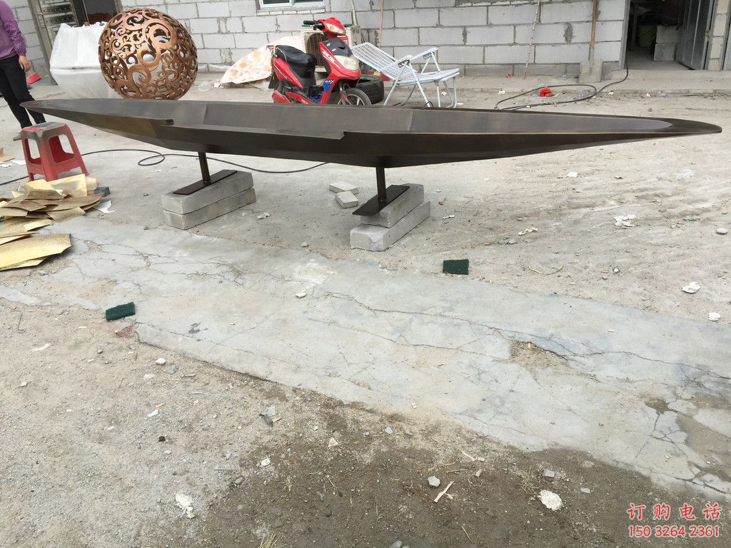 園林帆船銅雕廠家 青銅工藝品銅雕