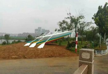 別墅船槳銅雕廠家 公園工藝品銅雕
