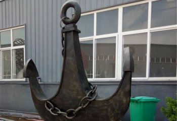 青銅船舵銅雕廠家 公園工藝品銅雕