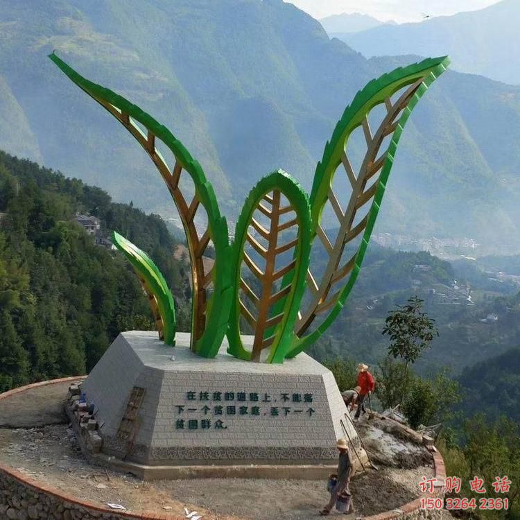 別墅樹(shù)葉銅雕廠家 公園工藝品銅雕