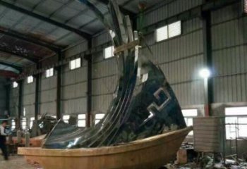 抽象一帆風(fēng)順銅雕廠家 辦公室工藝品銅雕
